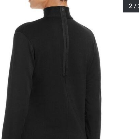 BAILEY 44 Black V Neck Choker Sweater - Picture 3 of 9